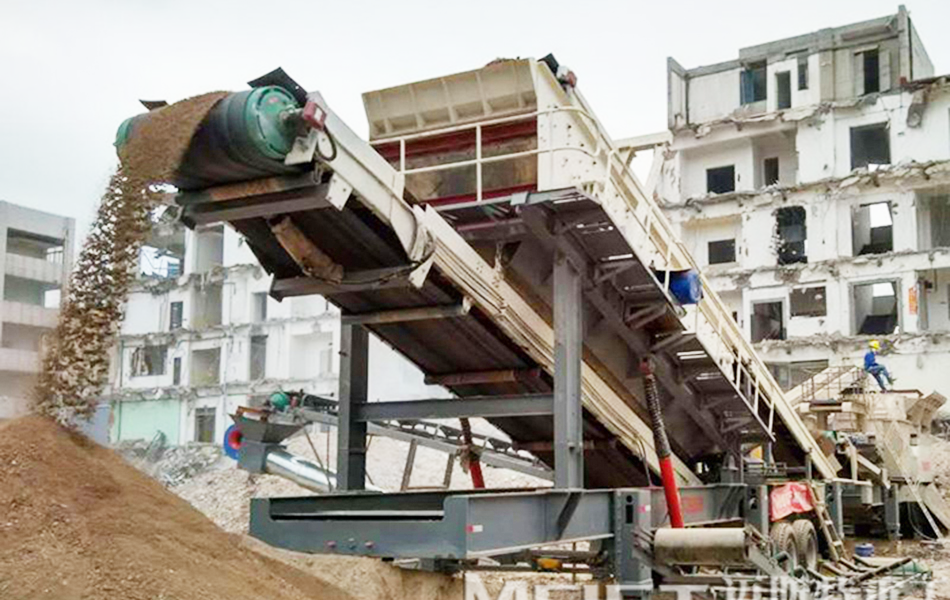 湖南郴州500t/h建筑垃圾破碎線(xiàn)